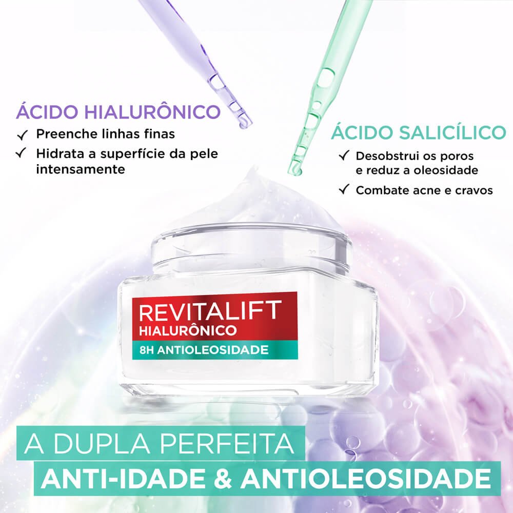 Imagem Gel Creme Preenchedor Antioleosidade | Dupla Perfeita | L'Oréal Paris